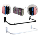 Arara Cabideiro de Parede 80cm Reto Cromado Expositor de Roupas para Loja Closet