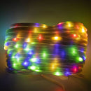 Cordão Pisca Pisca Led 50M 8 Modos 110V Tomada Decoração Iluminação Natal Natalina