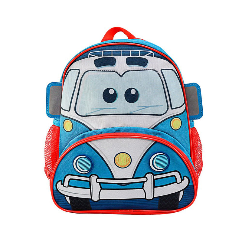 Mochila Infantil Com Alças - Fusca Policia - Presente Park