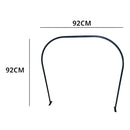 Provador em Arco 92x92 de Parede para Lojas Roupas Aço Carbono Moderno