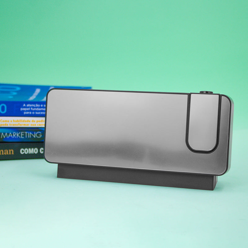 Relogio Alarme LED Espelhado USB Com Projetor de Hora - Presente Park