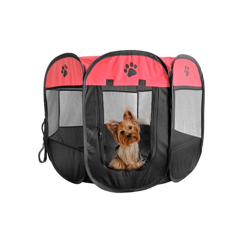 Cercado Delimitador Dobrável Casinha Pet Portátil Cachorro - Presente Park