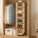 Sapateira Organizador de Armário 6 Divisórias Dobrável Multiuso para Sapatos Calçados Tênis