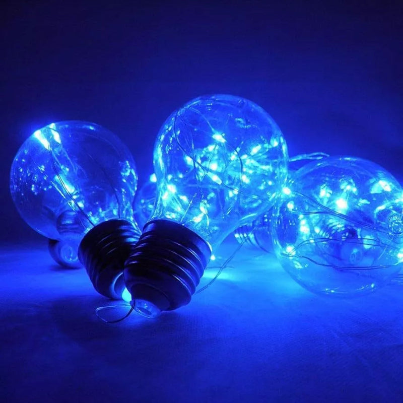 Cordão Varal Fio de Fada com 10 Lampadas Led 3M Pisca Pisca USB Pilha Natal Casamentos Festas