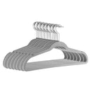 Kit 20 Cabides de Veludo Slim Adulto 45cm Antiaderente Giratório para Blazer Camisa Calça Vestido