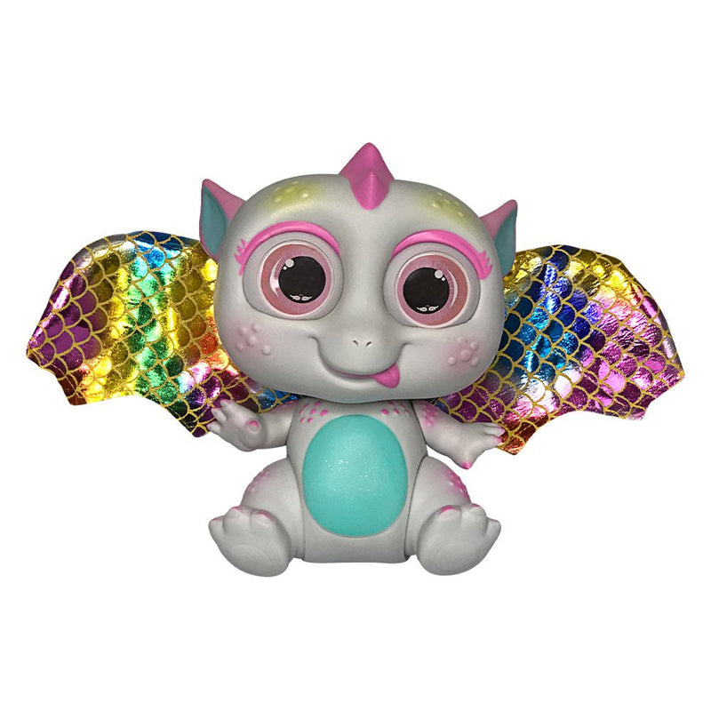 Bebê Dragão Flying Baby Com Asas - Branco - Presente Park