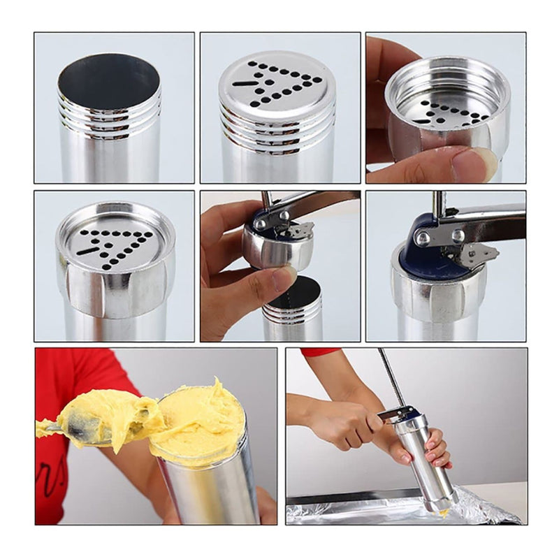 Maquina Modeladora Biscoito 4 Bicos 20 Formas De Bolacha Coo - Presente Park
