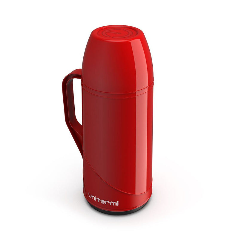 Garrafa Térmica Café Roma 1 Litro Unitermi - Vermelha - Presente Park