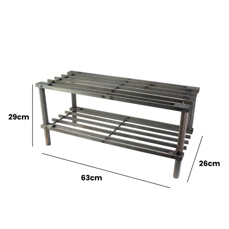 Sapateira em Madeira Pequena Organizador de Sapatos para Hall de Entrada Apartamento Closet