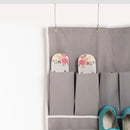 Sapateira Suspensa para Porta Organizador de Sapatos Vertical com 24 Bolsos 12 Pares Multiuso