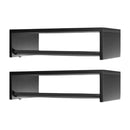 Cabideiro Arara de Parede para Roupas 1m Madeira MDF Guarda Roupa Closet Loja