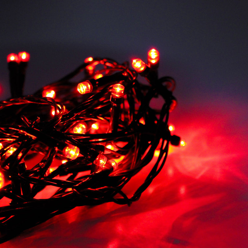 Cordão Pisca Pisca Led 50 Lampadas 5M Formato Pequena Gota 8 Modos 110V Tomada Decoração Natal