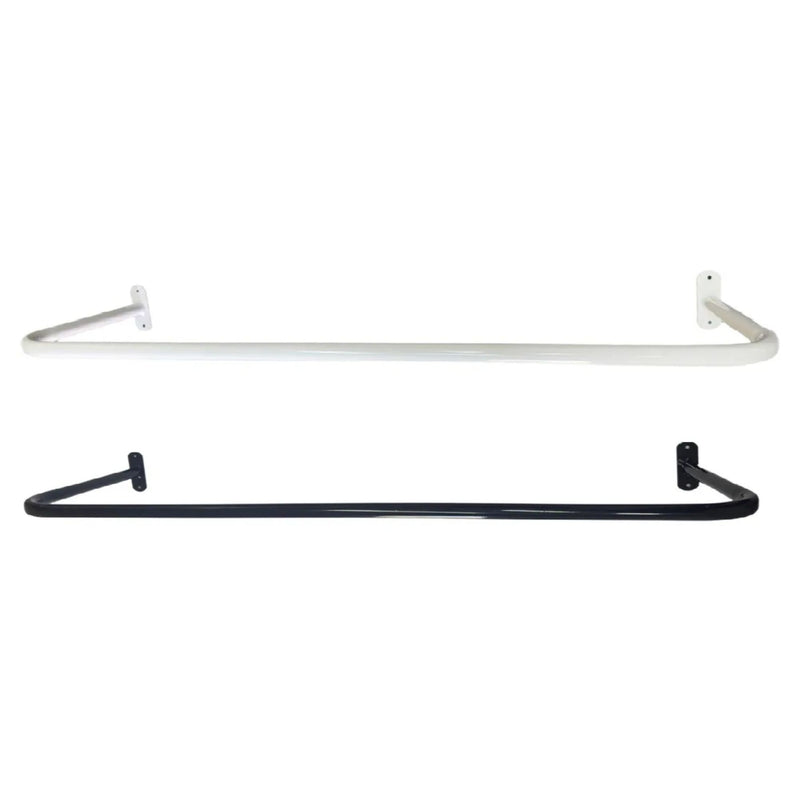 Arara Cabideiro de Parede 80cm Reto Cromado Expositor de Roupas para Loja Closet