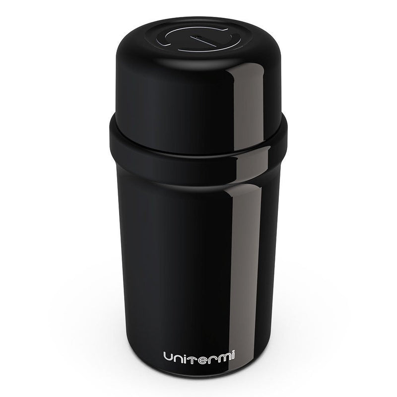 Garrafa Térmica Unitermi 250ml para Café Chá Água Leite - Preta - Presente Park