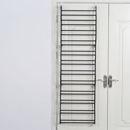 Sapateira Vertical de Parede e Porta para 36 Pares Preta