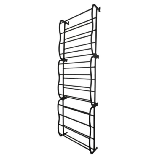 Sapateira Vertical de Parede e Porta para 36 Pares Preta