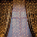 Cortina 6M Luz Led 320 Lampadas Rede Pisca Pisca de Natal Gota 110V Tomada 8 Modos