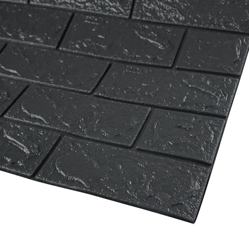 Placa Decorativa 3D 70X77CM Preta - Presente Park