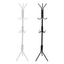 Cabideiro Mancebo de Chão Arara Tripé Alumínio 12 Ganchos Organizador para Roupas Chapéu Bolsa