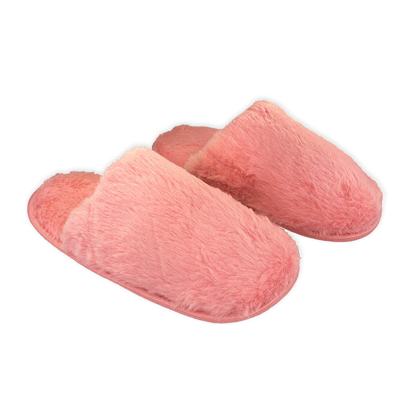 Pantufa Feminina Felpuda Rosa - Presente Park