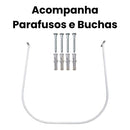 Provador em Arco 92x92 de Parede para Lojas Roupas Aço Carbono Moderno