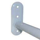 Kit 3 Arara Cabideiro de Parede 80cm Reto Cromado Expositor de Roupas para Loja Closet