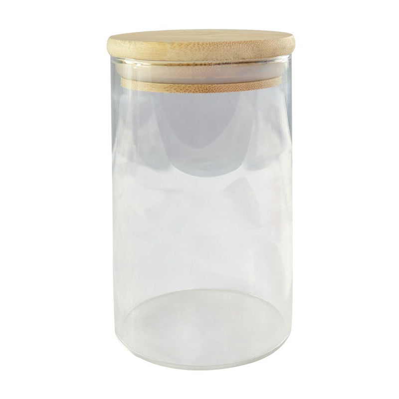 Pote para Mantimentos com Tampa de Bambu 450ml - Presente Park