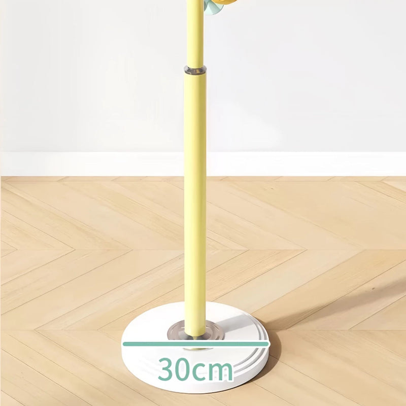 Cabideiro Mancebo de Chão com 7 Ganchos 169cm Cogumelo para Chapéu Casaco Bolsa