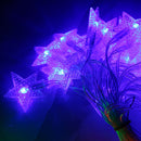 Cordão Pisca Pisca Led Rede com Estrela 120L 3,5M x 50CM 8 Modos 110V Natal Casamentos Festas