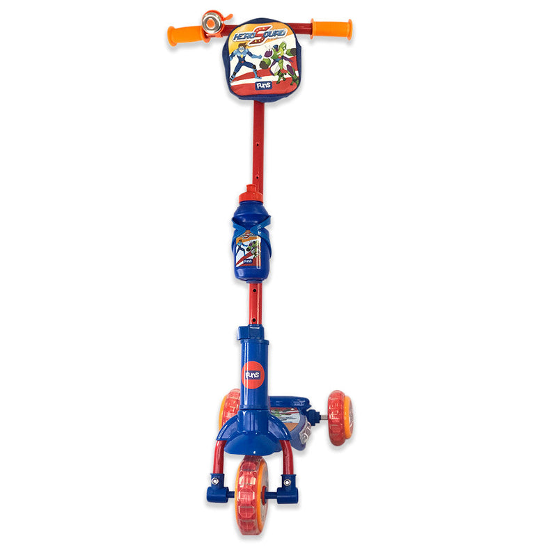 Patinete Infantil com Garrafinha e Bolsa - Azul - Presente Park