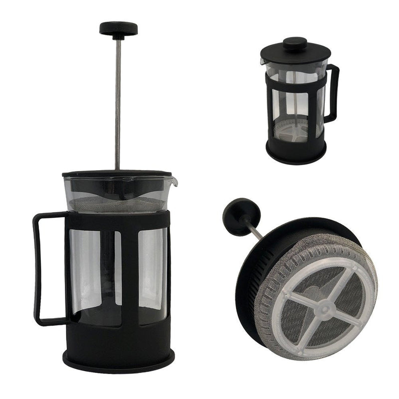 Cafeteira Prensa Francesa Cremeira Café Leite Chá 600ml - Presente Park