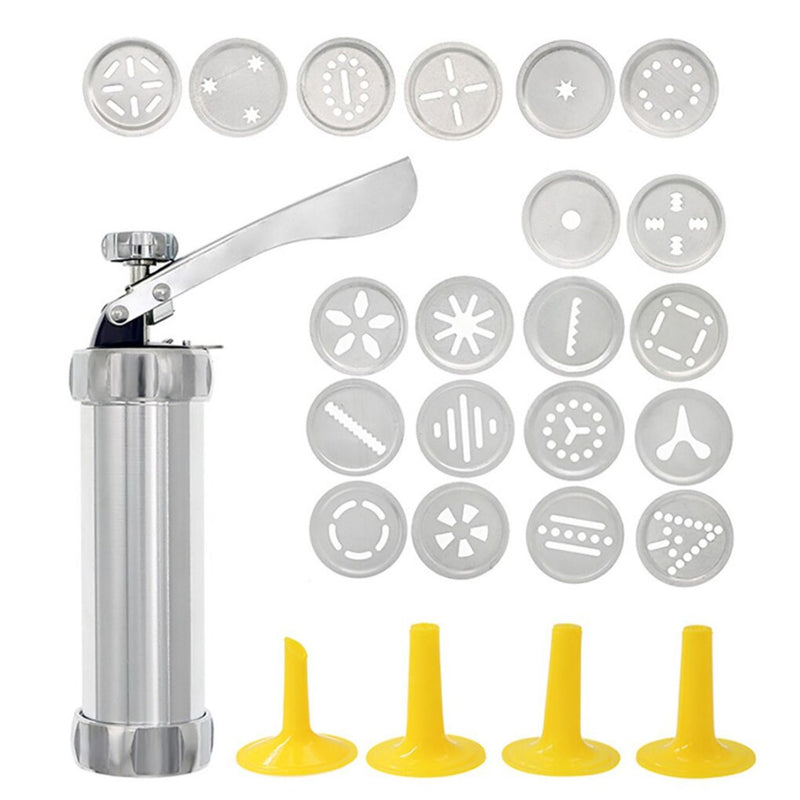 Maquina Modeladora Biscoito 4 Bicos 20 Formas De Bolacha Coo - Presente Park
