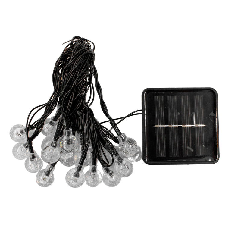 Cordão de Lâmpadas Led Pisca Pisca 5M 20L Carregamento Solar Natal Ano Novo