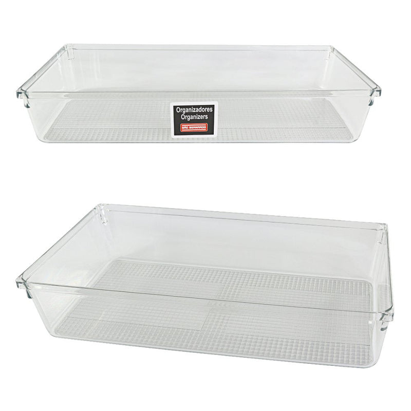 Organizador de Gavetas Transparente 30x15 - Presente Park