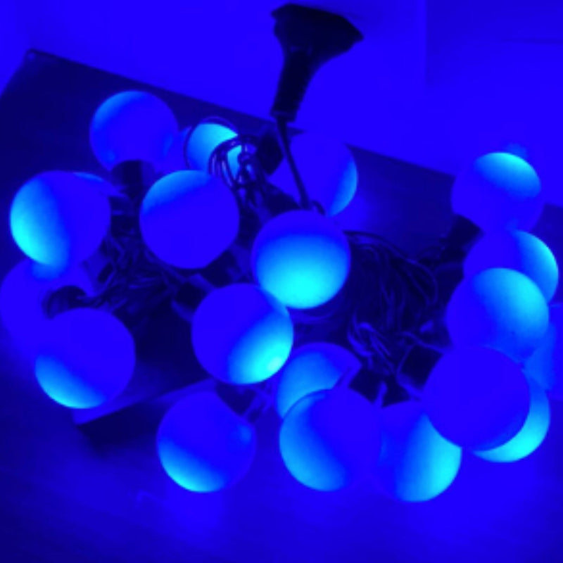 Pisca Varal Led 20 Bolas 4M Luz Fixa Decoração Iluminação Natal Casamentos Festas