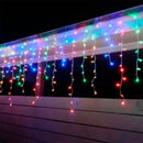 Cordão Pisca Pisca Cascata Led 10M 400 Lampadas 110V 8 Modos Luz Iluminação Natal Casamentos Festas