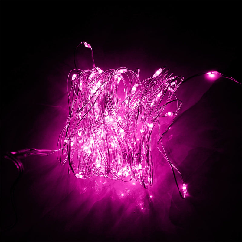 Cordão Pisca Pisca Led Fio de Fada 20L 2M Bateria Iluminação Natal Casamento Ano Novo