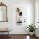 Sapateira Suspensa Infantil para Porta Organizador de Sapatos Vertical com 20 Bolsos 10 Pares