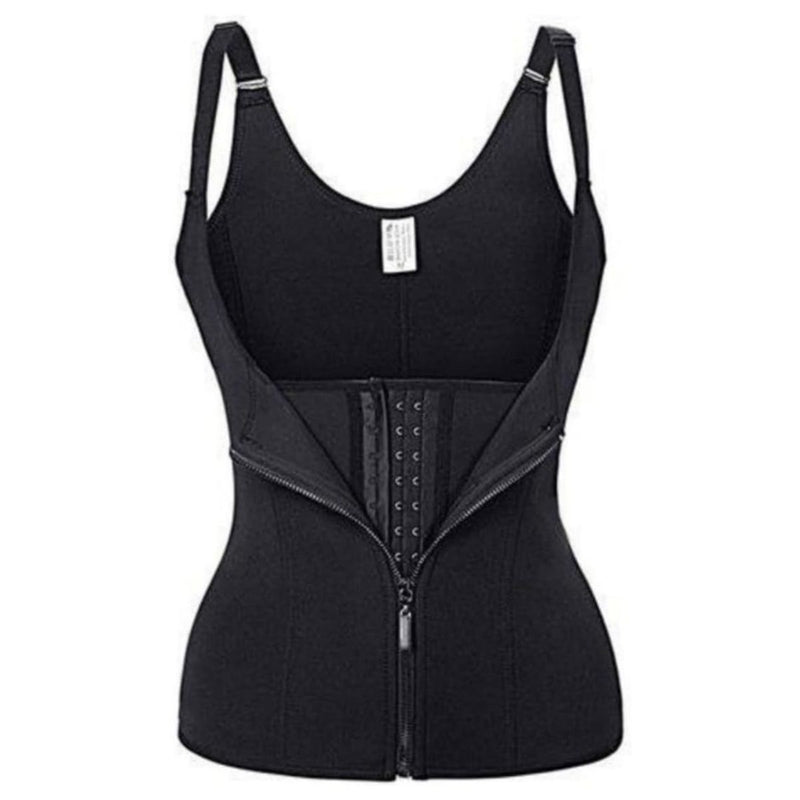 Cinta Modeladora Com Ziper Feminina Abdominal De Dupla Compressão Modelador Corporal