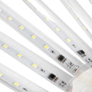 8 Tubos de Luz Led 50cm Iluminação Cascata Efeito Gelo Chuva Natal