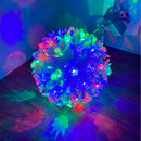 Globo Lampadas Luzes Led Flor 50L 110V Tomada Bola Iluminação Decoração Natal Casamentos Festas