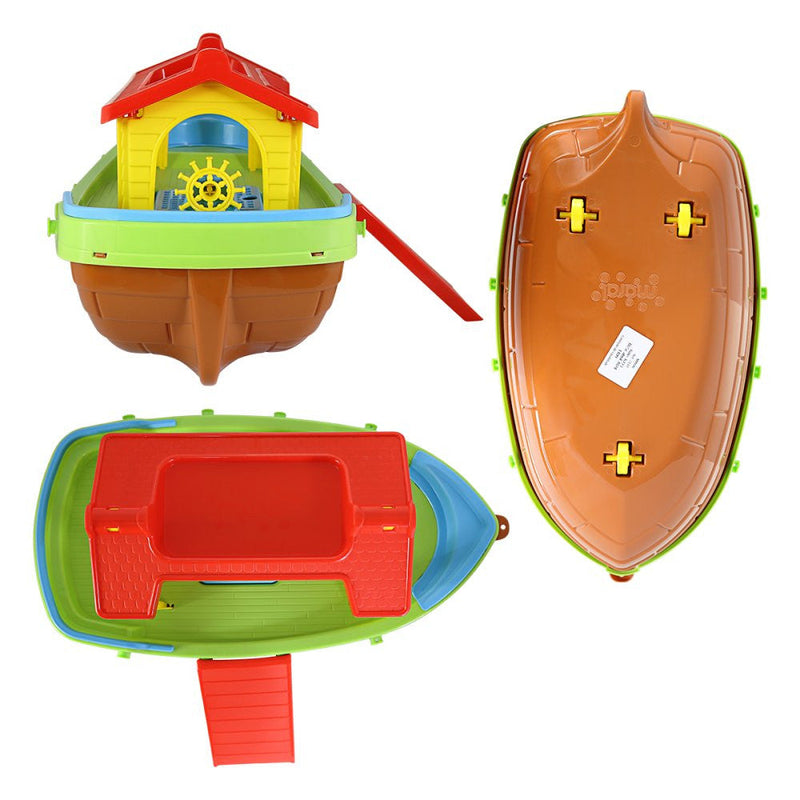 Arca de Noé para Montar com 2 Bonequinhos e 6 Animais - Presente Park