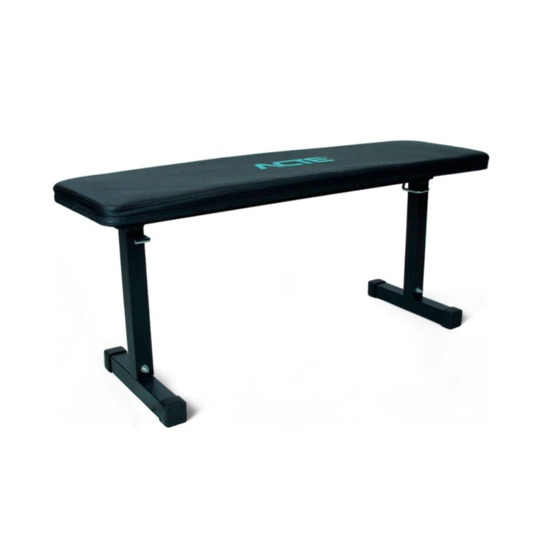Banco Reto De Supino Fixo e Regulável Articulado Profissional, Ideal Para Academia, Musculação, Crossfit, Treinar Em Casa, Suporta até 120Kg