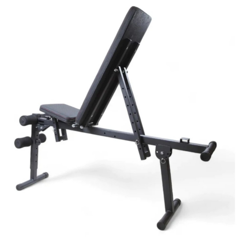 Banco Reto De Supino Regulável Articulado Profissional, Ideal Para Academia Musculação Treinar Em Casa
