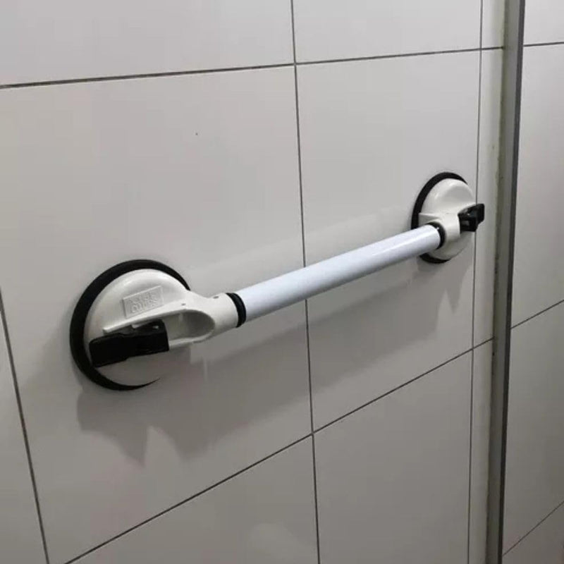 Barra De Apoio 60cm Com Ventosa Para Idosos Gestante Banheiro Deficientes Alça Portátil De Sucção Box Corrimao Resistent - Presente Park