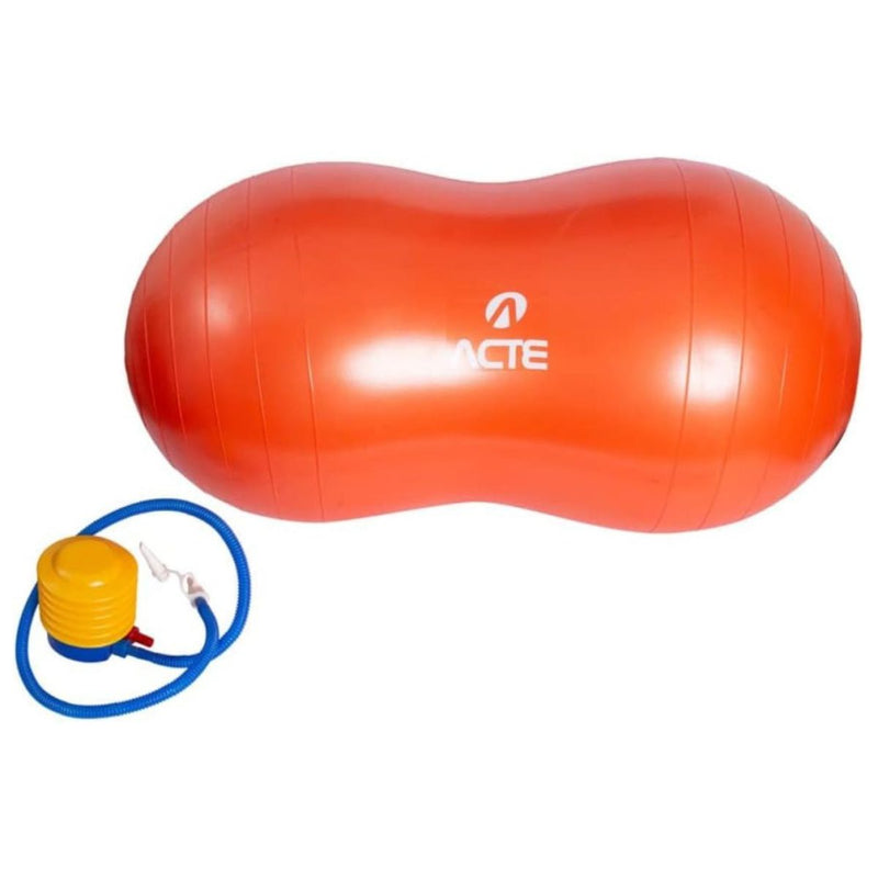 Bola Feijão Grande 90x45cm Com Bomba de Ar Inclusa - Ideal Para Pilates, Academia, Yoga, Crossfit, Ginástica, Exercícios, Treino em Casa, Fisioterapia