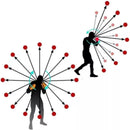 Bola De Boxe Treinamento Para Reflexo Com Faixa De Cabeça