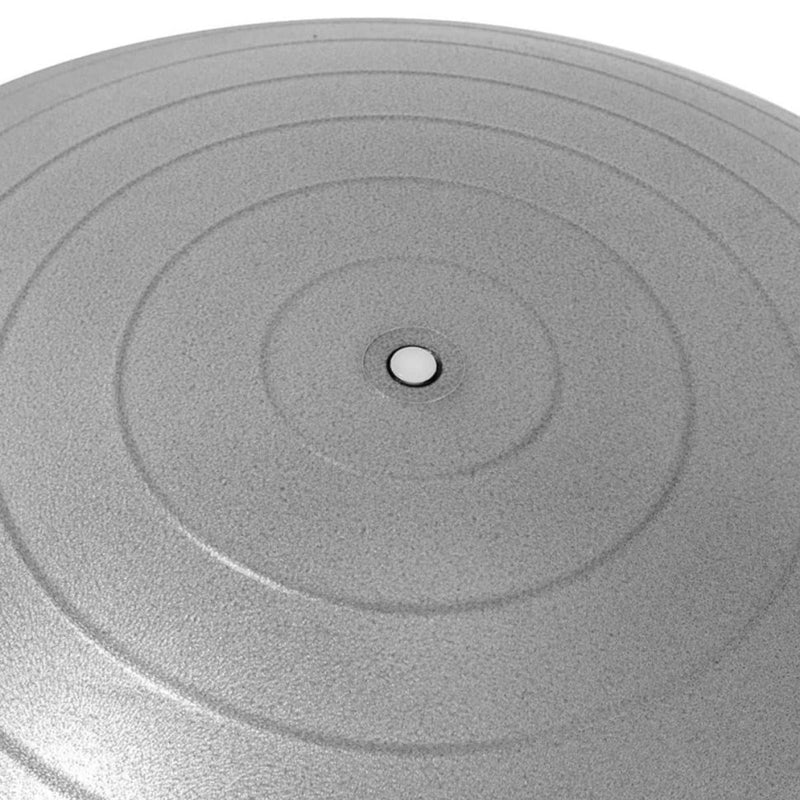 Bola Suiça Grande 65cm Com Bomba de Ar Inclusa - Ideal Para Pilates, Academia, Yoga, Ginástica, Exercícios, Treino em Casa, Fisioterapia Cinza