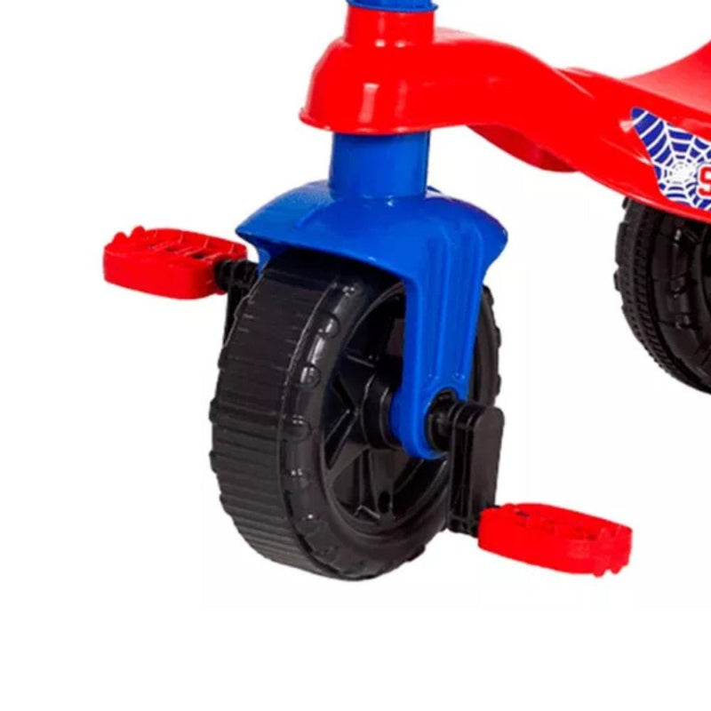 Carrinho De Passeio Infantil Com Pedal e Haste Kemotoca Spider - Presente Park