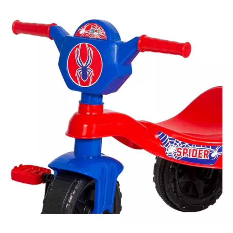 Carrinho De Passeio Infantil Com Pedal e Haste Kemotoca Spider - Presente Park